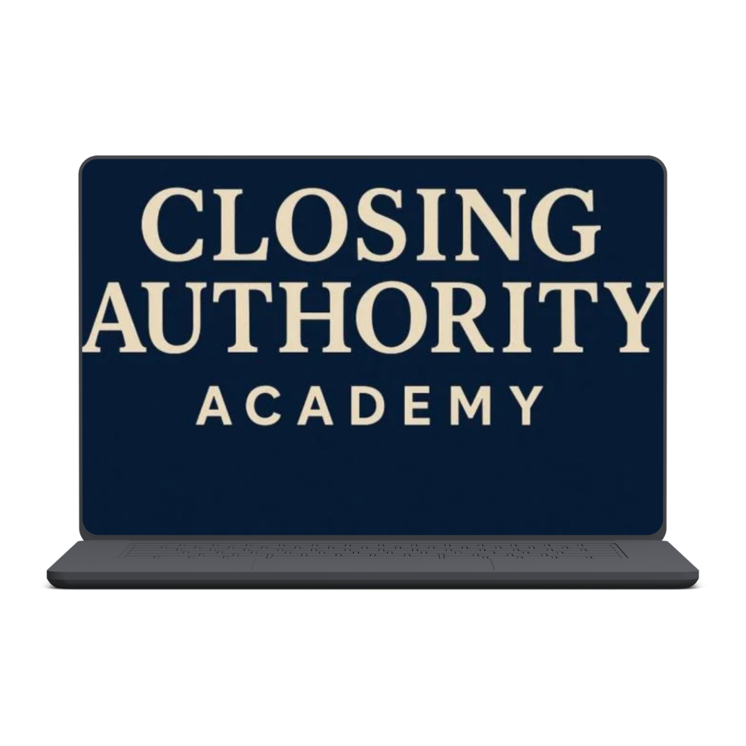 Closing Authority By Liam Shaw
